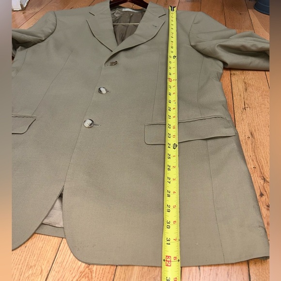 Joseph Abbound Men’s Tan Blazer Suit 44R with 32W pants - Picture 12 of 15